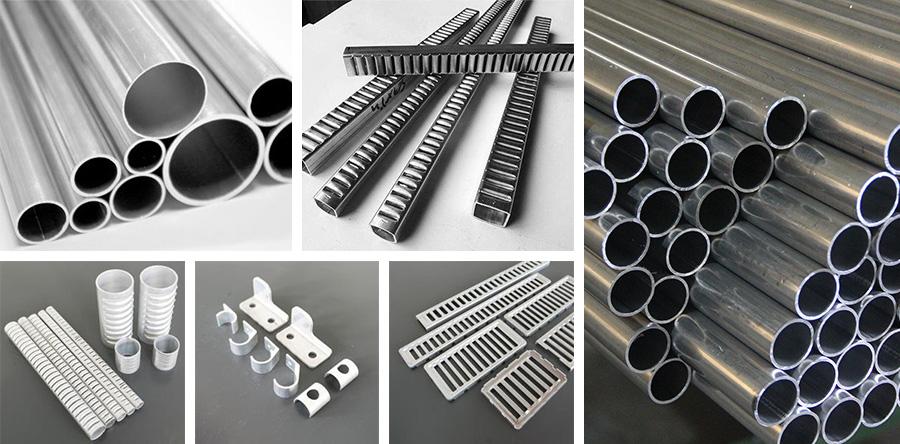 Aluminum condenser header pipes