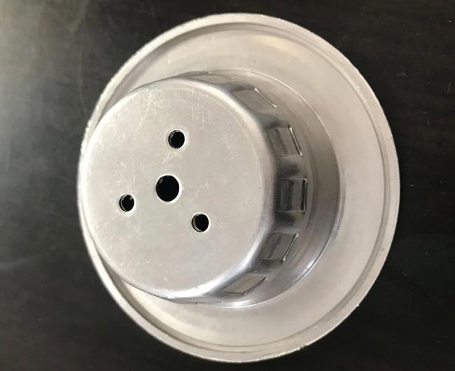 Aluminium circle for electrical enclosure