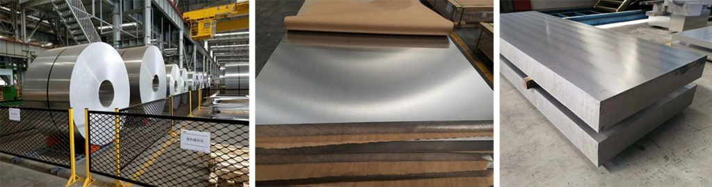 Aluminum plate display