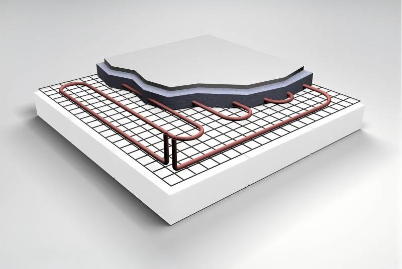 Radiant Floor Heating System components