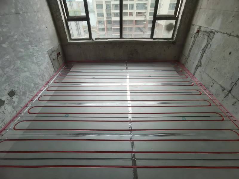 aluminum plates in radiant floor heat