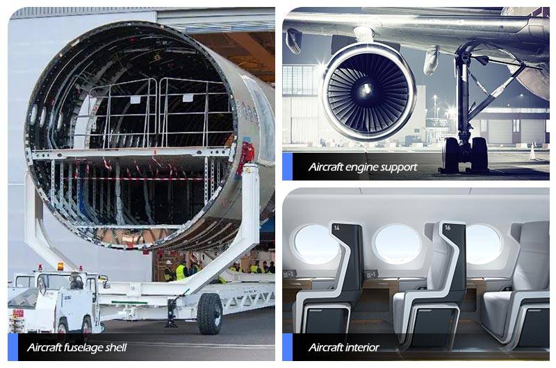 7050 stamped aluminum parts in aircraft