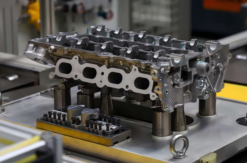 Aluminum alloy engine block manufacturing