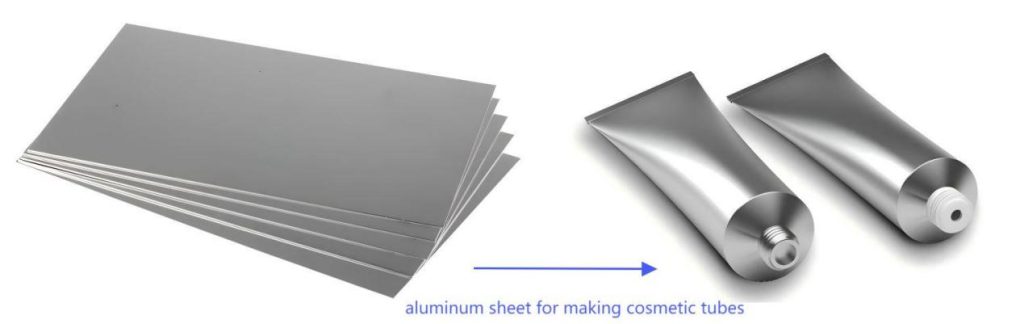 Aluminum sheet for Cosmetic Tubes