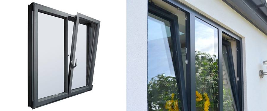 Aluminium Turn and Tilt Windows