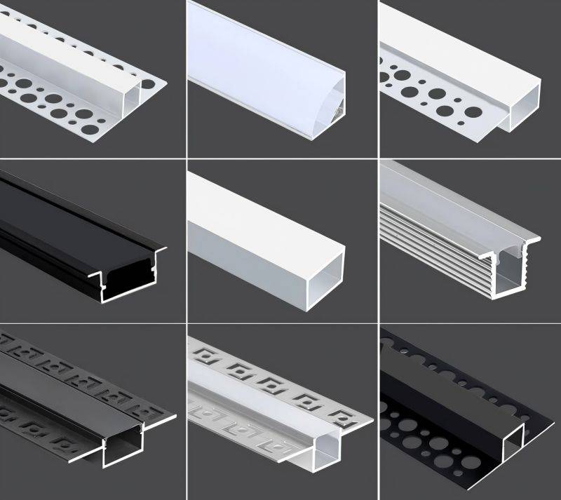 Aluminum Channel Shapes for Lighting