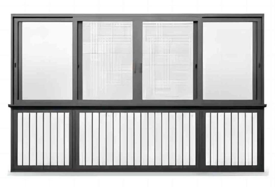 aluminum sliding window