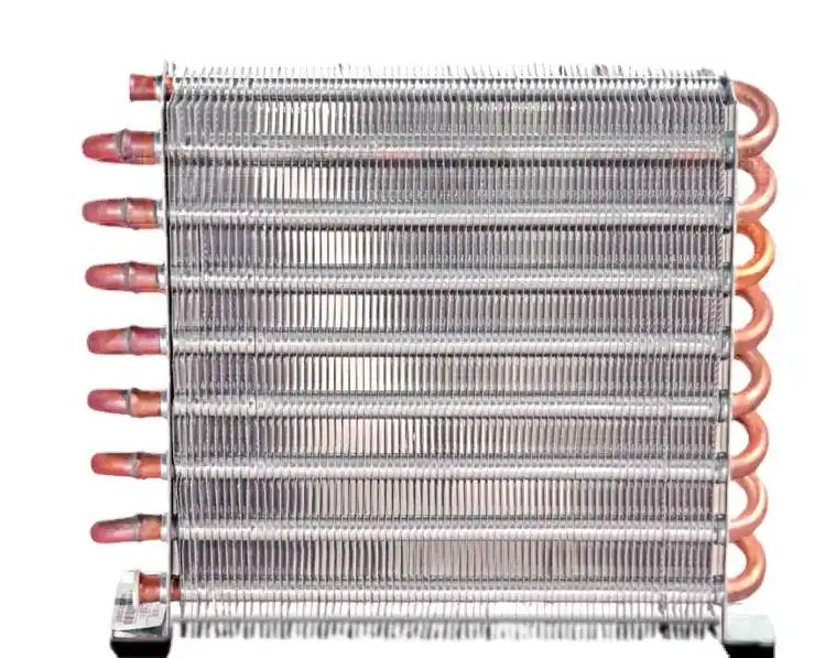 Aluminum fin evaporator